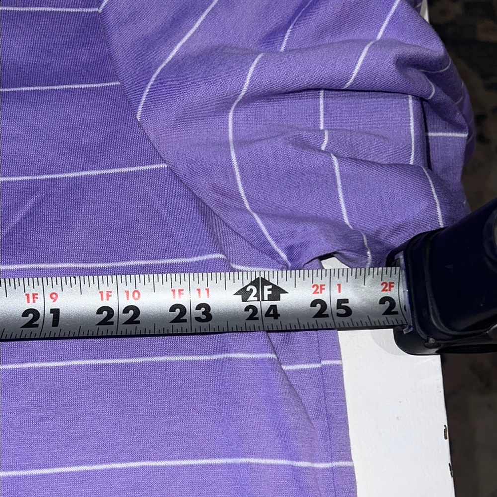 Polo by Ralph Lauren Purple Striped Polo Shirt XL - Picture 3 of 6